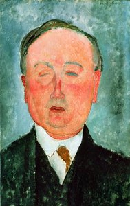 Mies monoklin kanssa, sanotaan olevan Bidou, n. 1918-1919